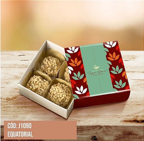 10 Caixas Para 4 Doces Linha Equatorial 1090 Natal Jango (Liquidação) ok