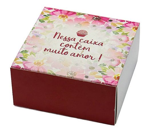 10 Caixas Para 4 Doces Nessa Caixa Contem Muito Amor Linha Natal Jango (Liquidação) ok