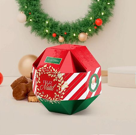 10 Embalagem Bolinha De Natal Bondade (Natal Jango 2022) Ref: 2862 284 pct