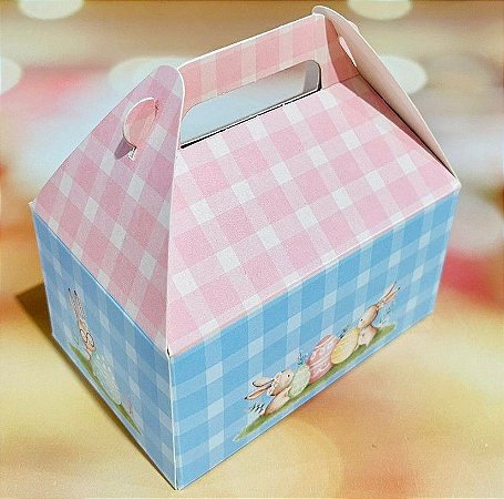 10 Caixa Maleta Kids M Páscoa Aquarela 4189 (Páscoa Ideia 2024)