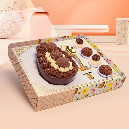 10 Caixas P/ Ovo De Colher Ajustável 150-250grr + 4 Doces Pérola 3027 (Jango 2023)