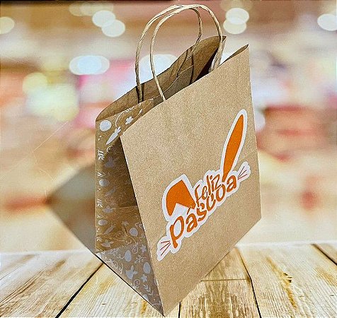 10 Sacola Eco (Pfm) Doce Pascoa 4232 (Páscoa Ideia 2024)