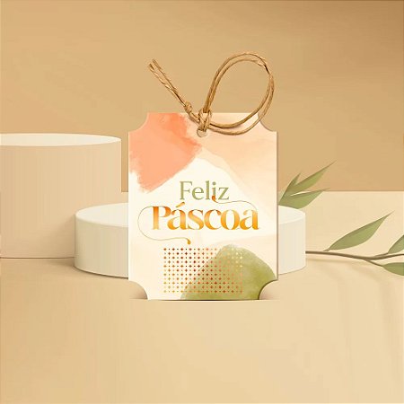 20 Tags de Páscoa Retangular Florata 3079 (Jango 2023)