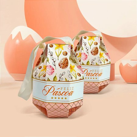 10 Caixass Embalagem Ovo de Páscoa 100/150 g com Alça Ovinho Kinder  Pérola 3043 (Jango 2023)