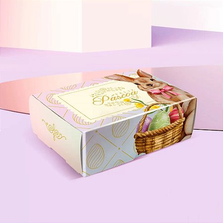 10 Caixas P/ 6 Doces Páscoa Serena 3053  (Jango 2023)