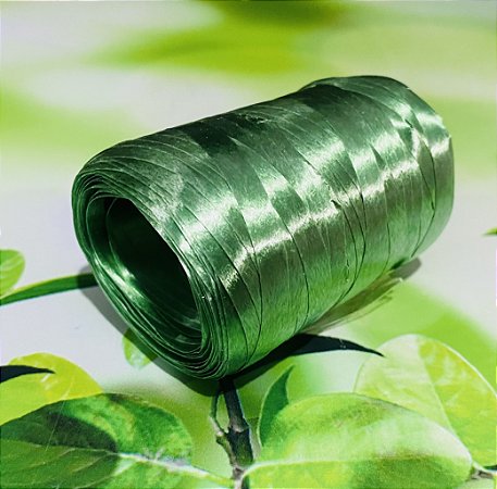 10 Rolos Fitilho Verde 5 mm 10 x 50 Metros (500 metros) (AQUARELA)