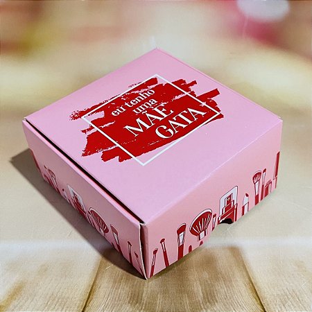 10 Caixas  (4 doces) DIA DAS MÃES DIA DA MULHER Mãe Gata3619  ( IDEIA )