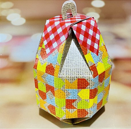 10 Caixa Balão Festa Junina (P) Bão Demais Sô 4397  (Junina Ideia 2023)