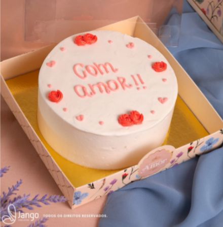 10 Caixa para Bentô Cake com Base Laminada Carinho Dia das mães 3298 (Jango mães 2023)