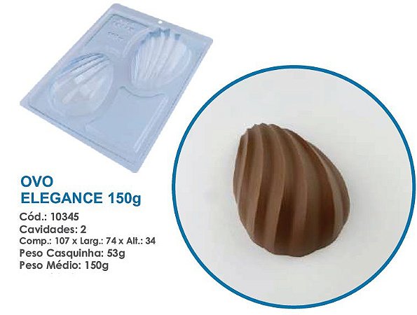 Forma Silicone Bwb 3 Partes OVO ELEGANCE 150g 10345 (Bwb Especial)