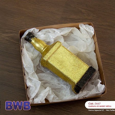 FORMA BWB ESPECIAL SILICONE SP GARRAFA DE WHISKY 3677  (Sp Especial)