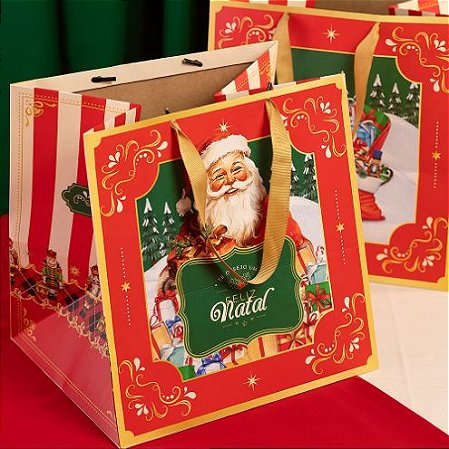 10 Sacola Grande Natalina 3401 (JANGO NATAL 2023)