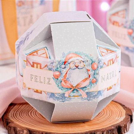 10 Embalagem Lembrancinha Bolinha Esperança 3540 (Jango Natal OUTLET)