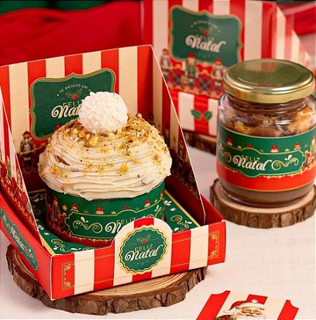 20 Cinta para Mini Panetone Natalina 3584 (JANGO NATAL 2023)