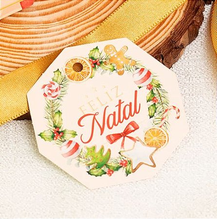 20 Tags Retangular Natalina mod. 1 3627 (JANGO NATAL 2023)