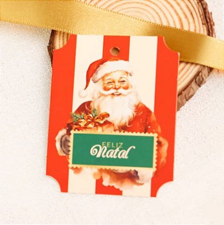 20 Tags Retangular Natalina mod. 2 3625  (JANGO NATAL 2023)