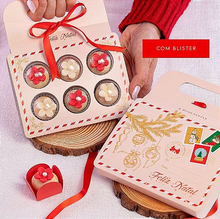 10 Embalagem p/ 6 Doces + Blister 6 doces Cartinha 3665 (JANGO NATAL 2024) 3653+3649