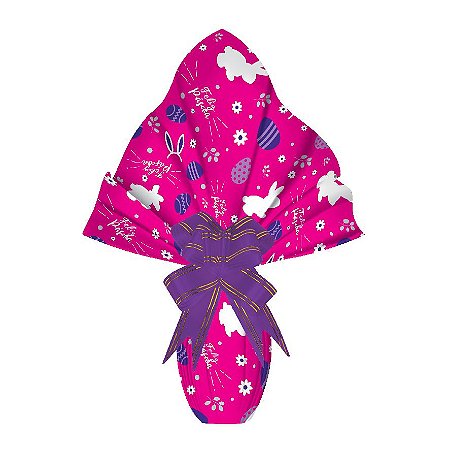 25 Sacos Express  PÁSCOA  GARDEN PINK  Ovo Páscoa 250g a 350g - 35X35 cm  Luckyfest