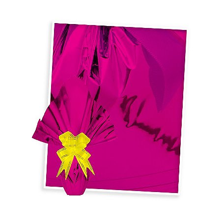 25 Sacos Para Embalar Ovo Páscoa  Express PINK 150g a 250g - 30x30 cm  Luckyfest