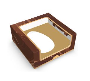 05 Caixa Practice c/ Visor (100G) Páscoa Elegance I ID4773 (Páscoa Ideia 2024)