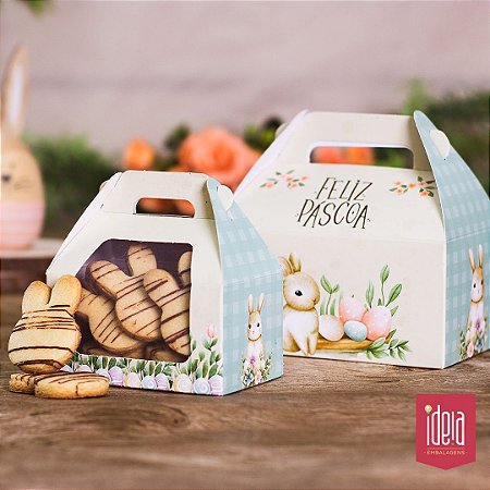 10 Caixas Maleta Kids C/ Visor P Páscoa Encantada ID4863 (Páscoa Ideia 2024)