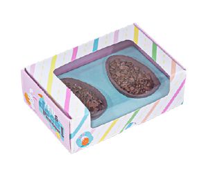 05 Caixas Practice C/ Visor (2X50G) Páscoa Colorida I ID4728 (Páscoa Ideia 2024)