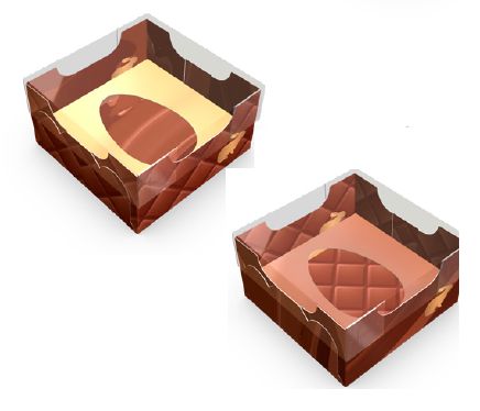 05 Caixa Encanto Kids (50G) Dupla Face Elegance ID4756 (Páscoa Ideia 2024)