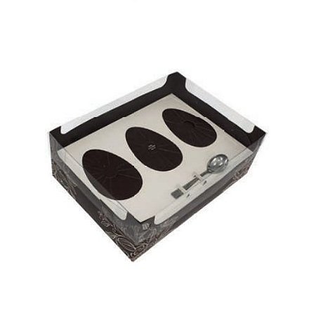 10 Caixa Encanto Cacau 3 Ovos 100g Bege ID2295 (Páscoa Ideia 2024 Liquidação)