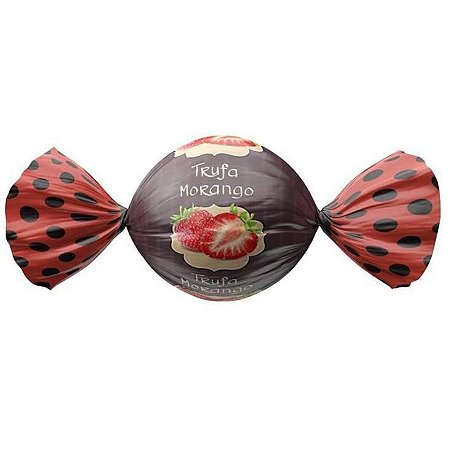 100 Embalagem Para Trufas MORANGO 15x16 REGINA