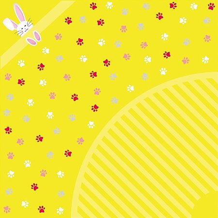 25 Sacos Express P/OVO DE PÁSCOA COELHOS PATINHAS AMARELO Ovo Páscoa 500g 750g 1000g - 44X44 cm  INOVE