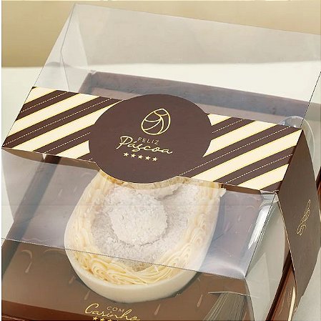 10 Cinta para Caixa Ajustável Média Chocolate 250/350g 3965  ( PASCOA JANGO 2024 )