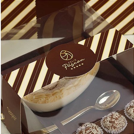 10 Cinta para Caixa Ajustável Grande CHOCOLATE 3960 ( PASCOA JANGO 2024 )