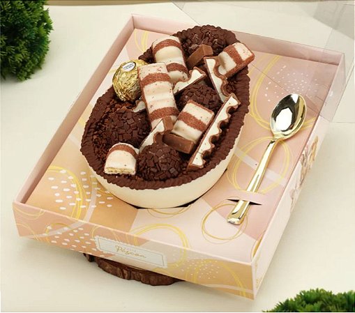 10 Caixas P/ Ovo De Colher Ajustável 250-350-500gr 3705 BELISSIMA ( PASCOA JANGO 2024 )