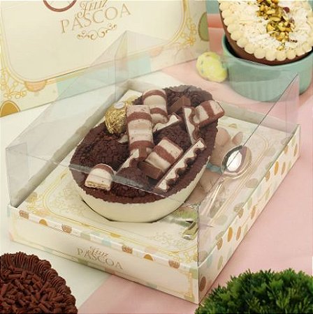 10 Caixas P/ Ovo De Colher Ajustável 250-350-500gr 3702 ACONCHEGO ( PASCOA JANGO 2024 )