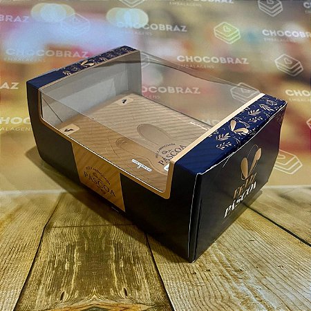 20 CAIXAS P/ OVO DE COLHER  3X1 250/350/500G PREMIUM  BERÇO REMOVÍVEL  BLUE  JR EMBALAGENS PS280