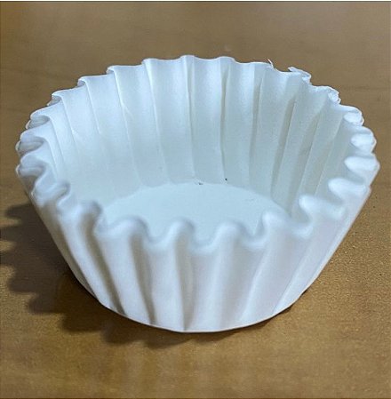 1000 FORMINHA BRIGADEIRO DE PAPEL FORNEAVEL NOBRE N.6  BRANCA (PLAC)
