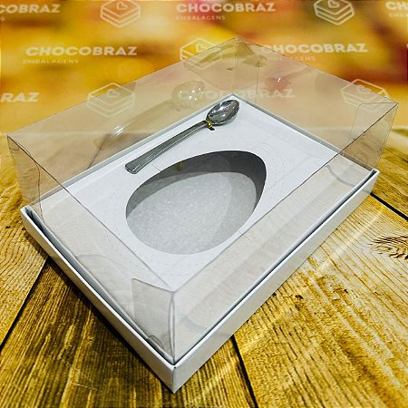 5 Caixa Multigramas P/OVO DE PÁSCOA  250/350/500 G BRANCA  PÁSCOA 2024
