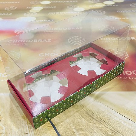 10 Caixa P 2 Mini Panetone100G Tampa De Acetato COD 1543  (Natal Jango 2023 )