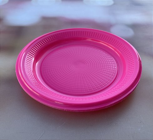 10 Pratinhos Para Bolo  15 Cm - Redondo Biodegradável - pink  (Triktrik)