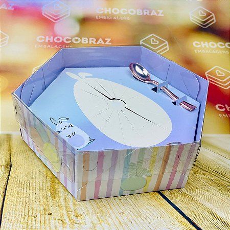 10 Caixa Ovo de Páscoa Hexa 250G Pascoa CUTE 4251 (Páscoa Ideia 2024)