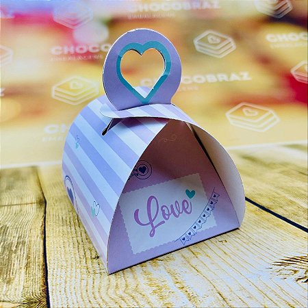 10 CAIXA VALISE CORACAO - WITH LOVE - 6x8x8 cm 4922