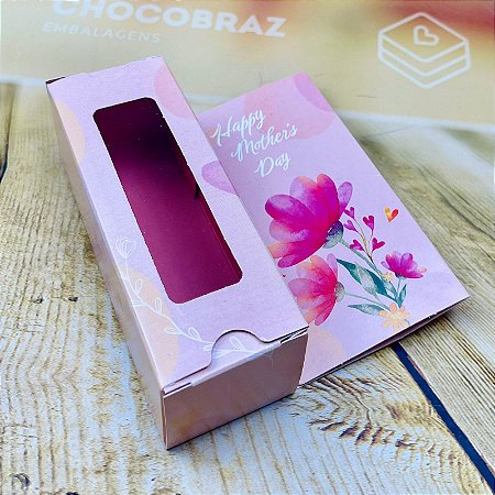 10 CAIXA CARTAO (03 DOCES) MOTHERS DAY 4x4x12 cm 4927