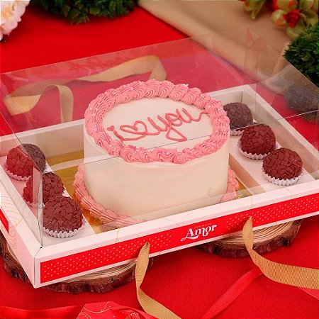 10 Caixa P/ Bentô Cake C/ Base Laminada + 6 Doces AMOROSA 4194 (MÃES E NAMORADOS JANGO 2024) 4114 + 2906