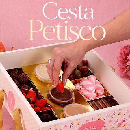 10 KIT Cesta Petisco CHARMOSA 4169 (MÃES E NAMORADOS JANGO 2024)  4124 + 3421 +3356