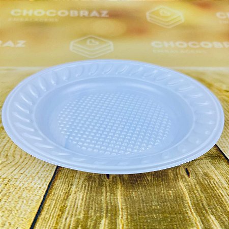 10 Pratos Brancos P/ Festa 15 cm (Louri Festas)