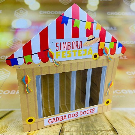 10 CAIXA GAVETA ESPECIAL C/ VISOR (9 DOCES) SIMBORA FESTEJA 4958 FESTA JUNINA 2024 IDEIA