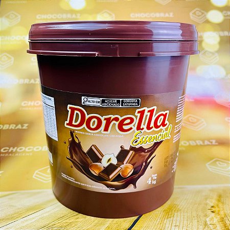 Balde 4 kg de Recheio de Chocolate com Avelã DORELLA ESSENCIAL - D4858 (DOREMUS)