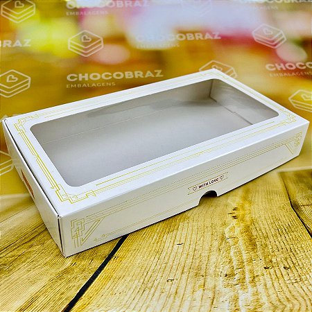 10 Caixa com Visor CREME Dia das Mães P1501 PORTO 22X12X3,5