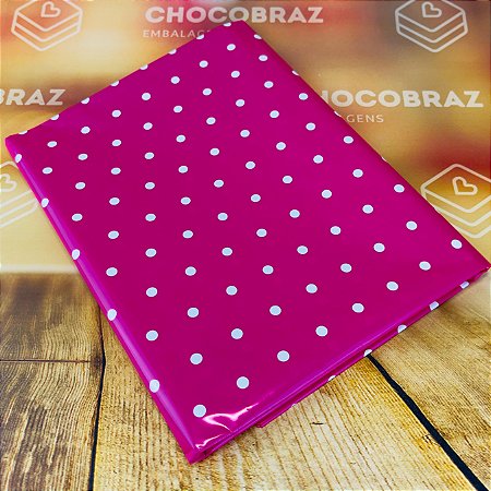 10 Toalhas P/ Mesa Festa POA PINK/BRANCO Bopp Perola  78x78 INOVE