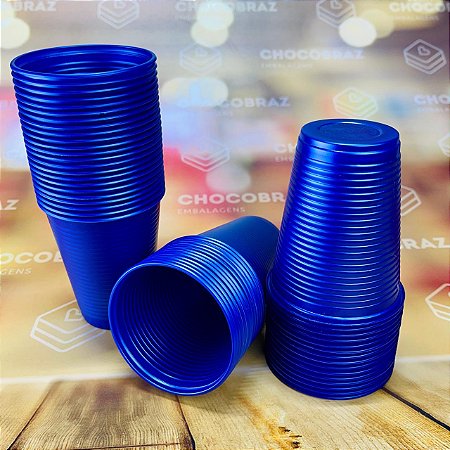 50 COPO 200ML AZUL PETROLEO BELLO FESTAS